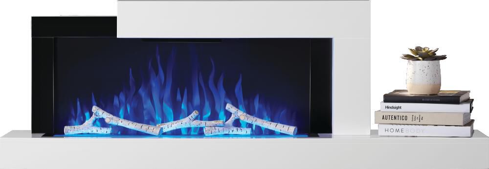 Stylus Wallmount Electric Fireplace with Shelf NEFP32-5019W