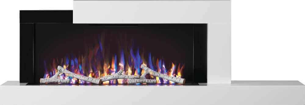 Stylus Wallmount Electric Fireplace with Shelf NEFP32-5019W