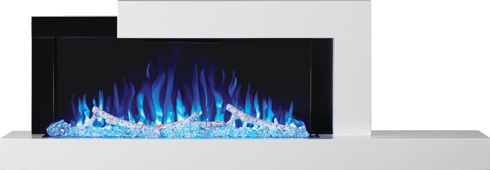 Stylus Wallmount Electric Fireplace with Shelf NEFP32-5019W