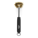 Three Sided Brass Grill Brush with Bottle Opener 62012