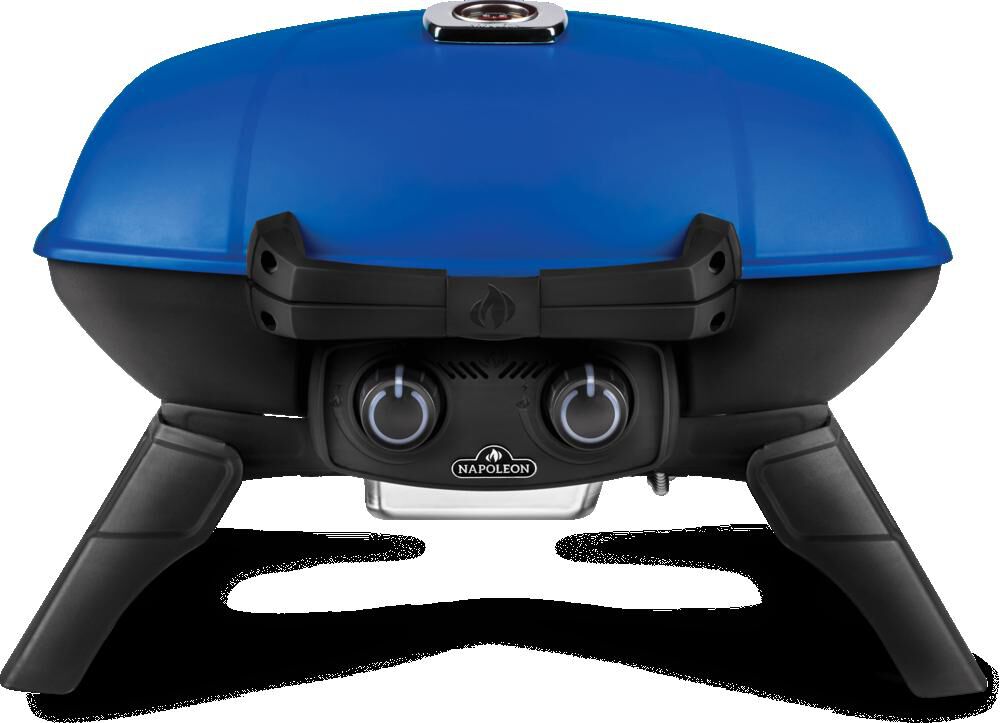 TravelQ 285 Portable Propane Gas Grill Blue TQ285-BL-1