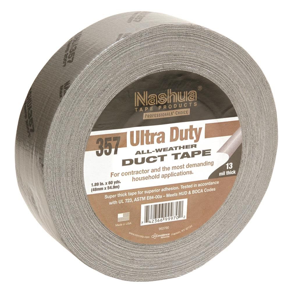 2In x 60yd Ultra Duty All-Weather Silver Duct Tape 357-2