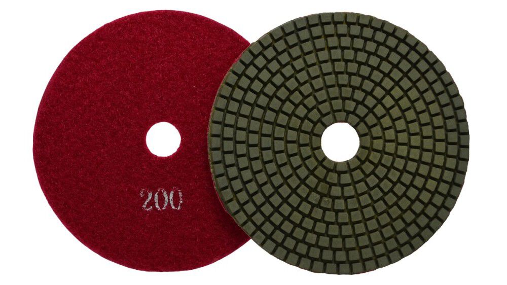 5 In. Polishing Pad - Resin Bond - 200 Grit 9267-200