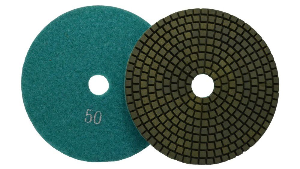 5 In. Polishing Pad - Resin Bond - 50 Grit 9267-50