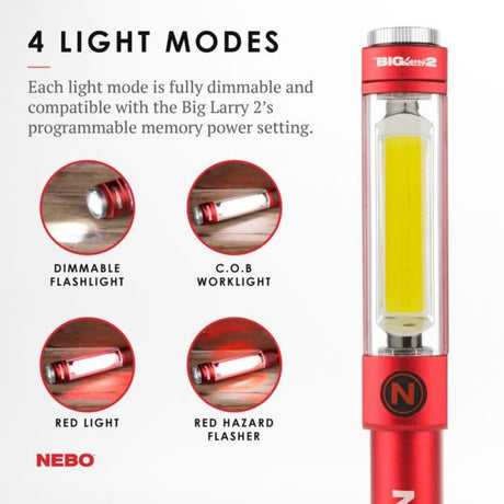 Big Larry 2 Flashlight Red NEB-WLT-0002