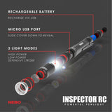 INSPECTOR RC Penlight 360 Lumens Black Rechargeable LED NEB-POC-0005