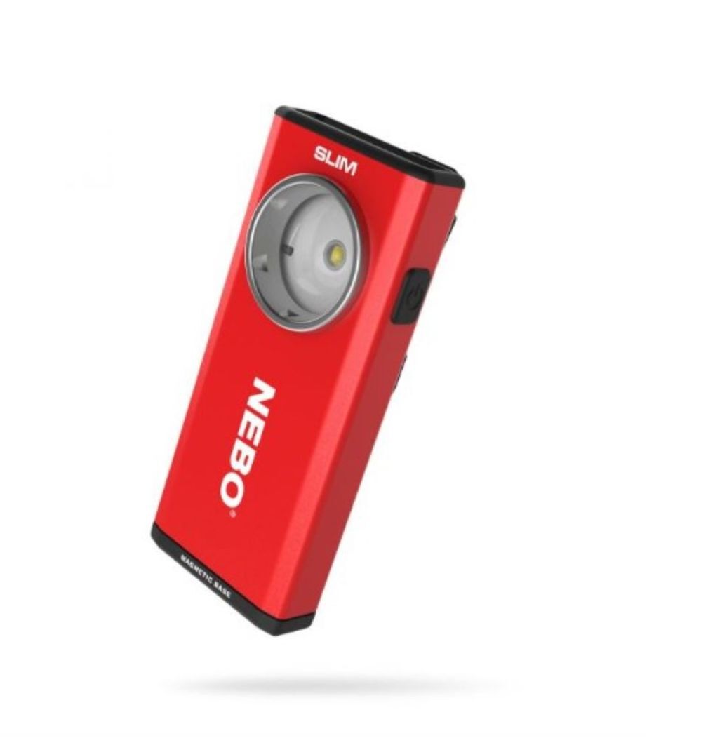 SLIM Flashlight Pocket Rechargeable Red NEB-POC-0002