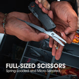 True 2 in 1 Knife/Scissor Dual Cutter TRU-MTL-0002