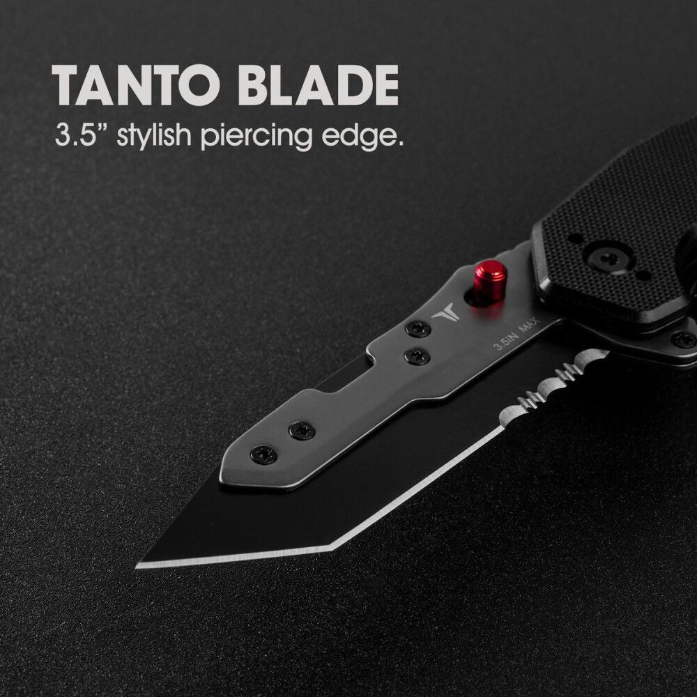 True Swift Edge 3.5in Fast Flip Knife with Replaceable Blade TRU-FMK-1003