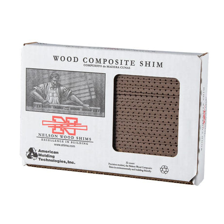 8 In. Composite Wood Shims - 32 Count WC8/32/15/50