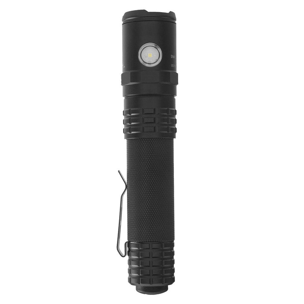 1100 lumens LED Dual-light Tactical Flashlight USB-588XL