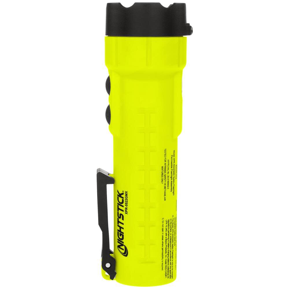 Intrinsically Safe Dual-Light Flashlight Rechargeable XPR-5522GMX