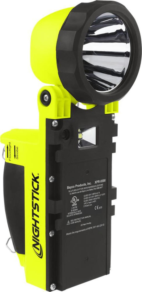 Intrinsically Safe Dual-Light Lantern with Pivoting Head Rechargeable XPR-5586GX