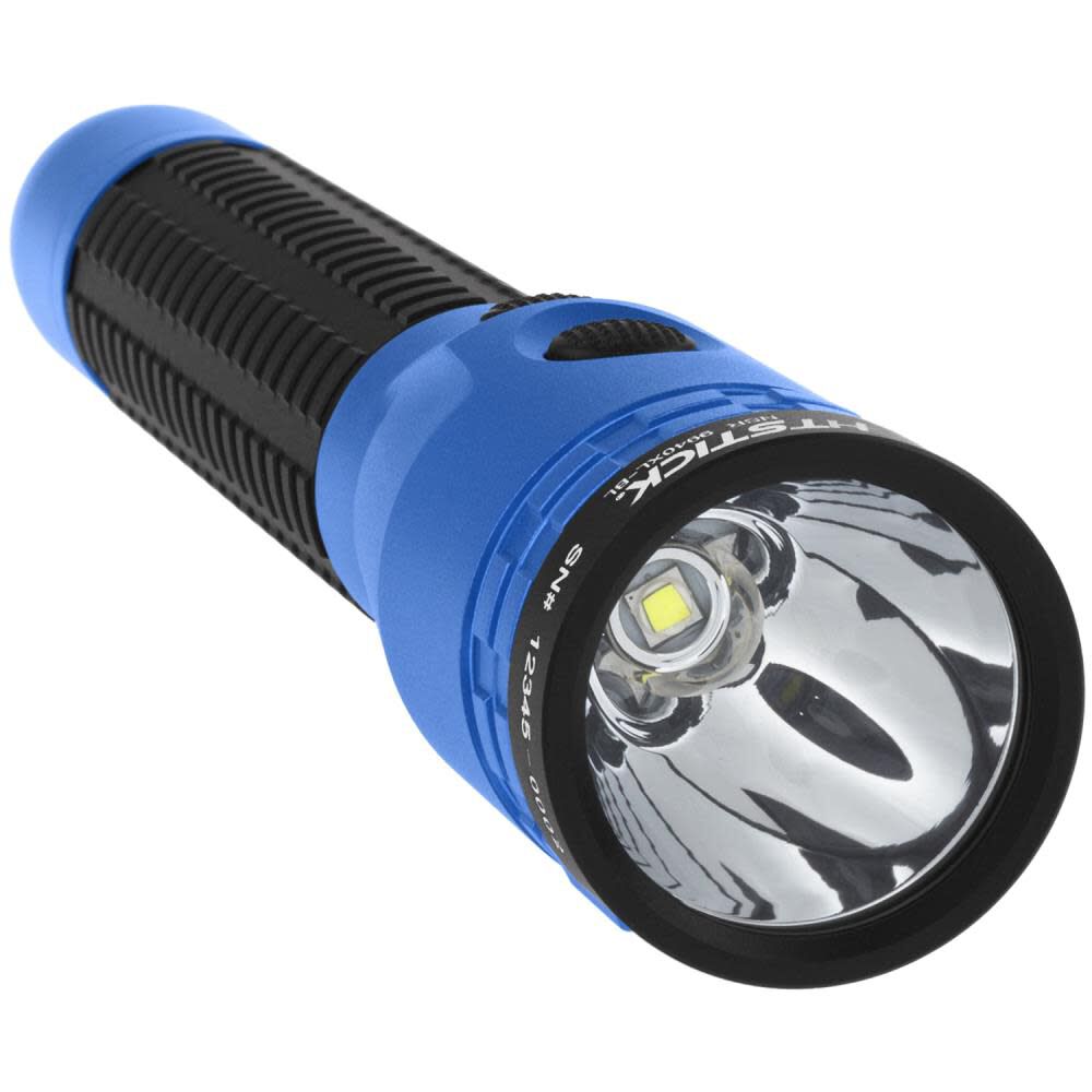 Metal Dual-Light Flashlight Rechargeable NSR-9940XL-BL