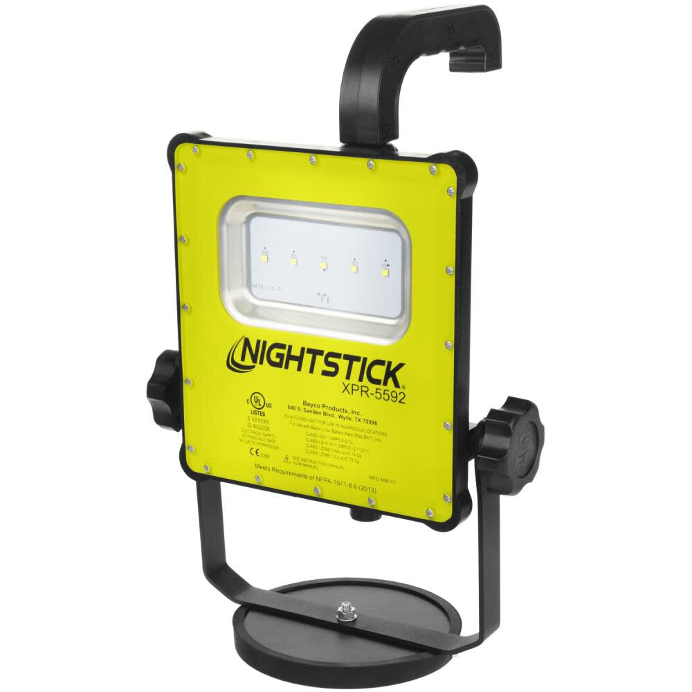 Rechargeable Intrinsically Safe Area Light with Magnetic Base XPR-5592GX