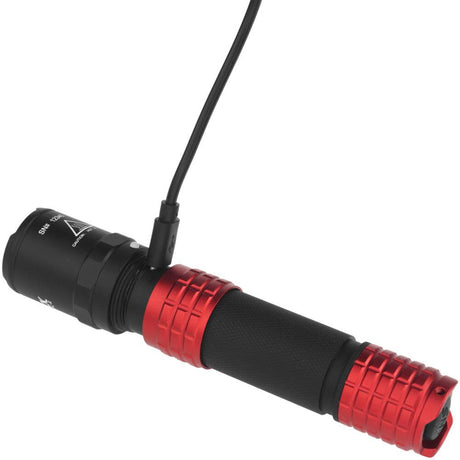 USB Tactical Flashlight Rechargeable USB-558XL-R