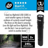 USB Tactical Rechargeable Flashlight USB-558XL