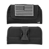 Clip Case Horizontal Universal Phone Holster XL USA Patch CCSXLUS-01-R3