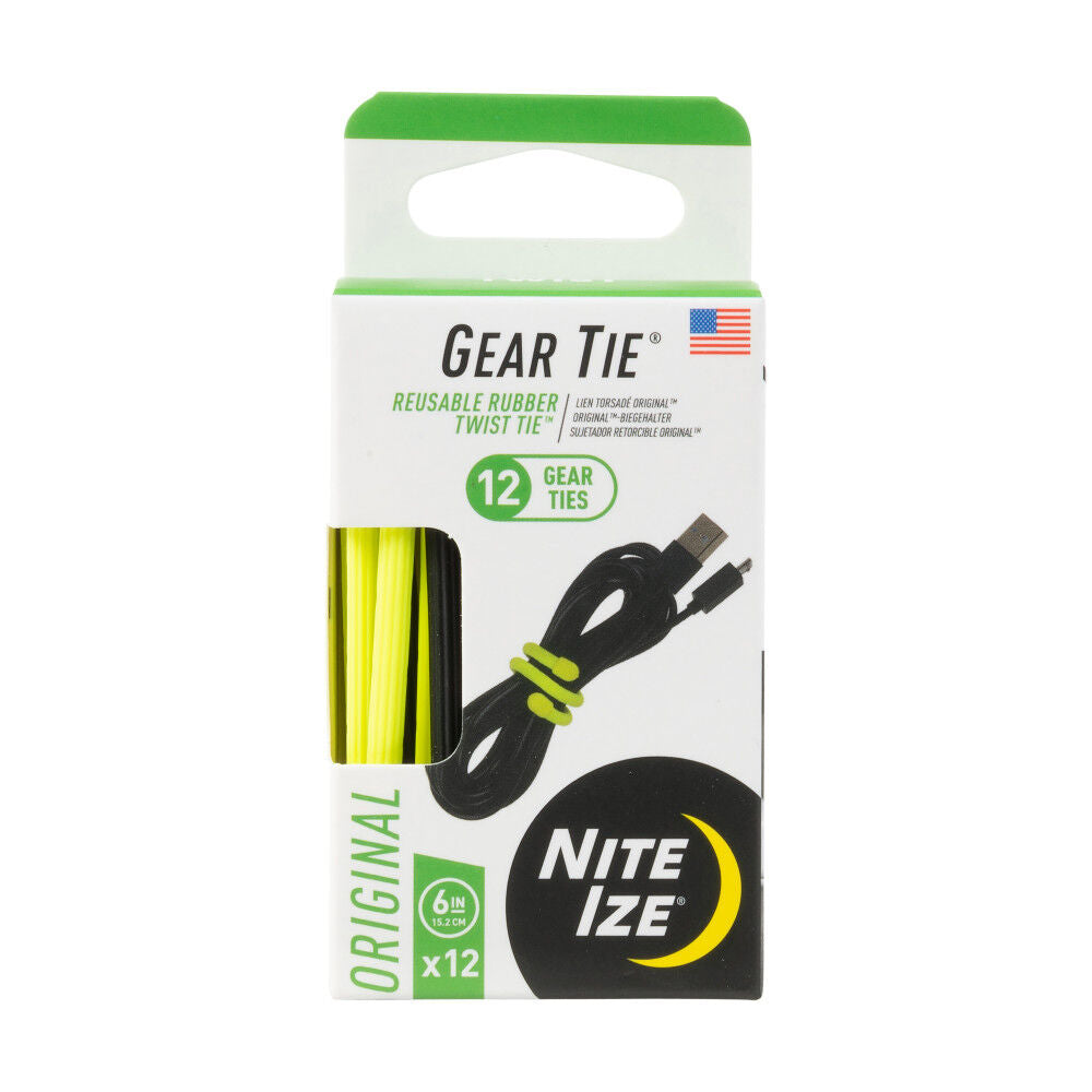 Gear Tie ProPack 6in 12pk Assorted GTPP6-A1-R8