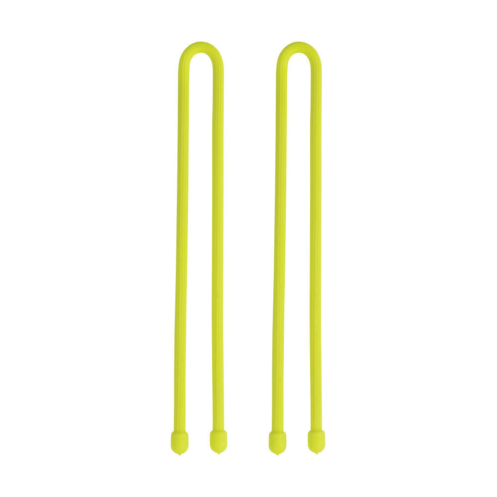 Gear Tie Reusable Rubber Twist Tie 12in 2 Pk Neon Yellow GT12-33-2R3