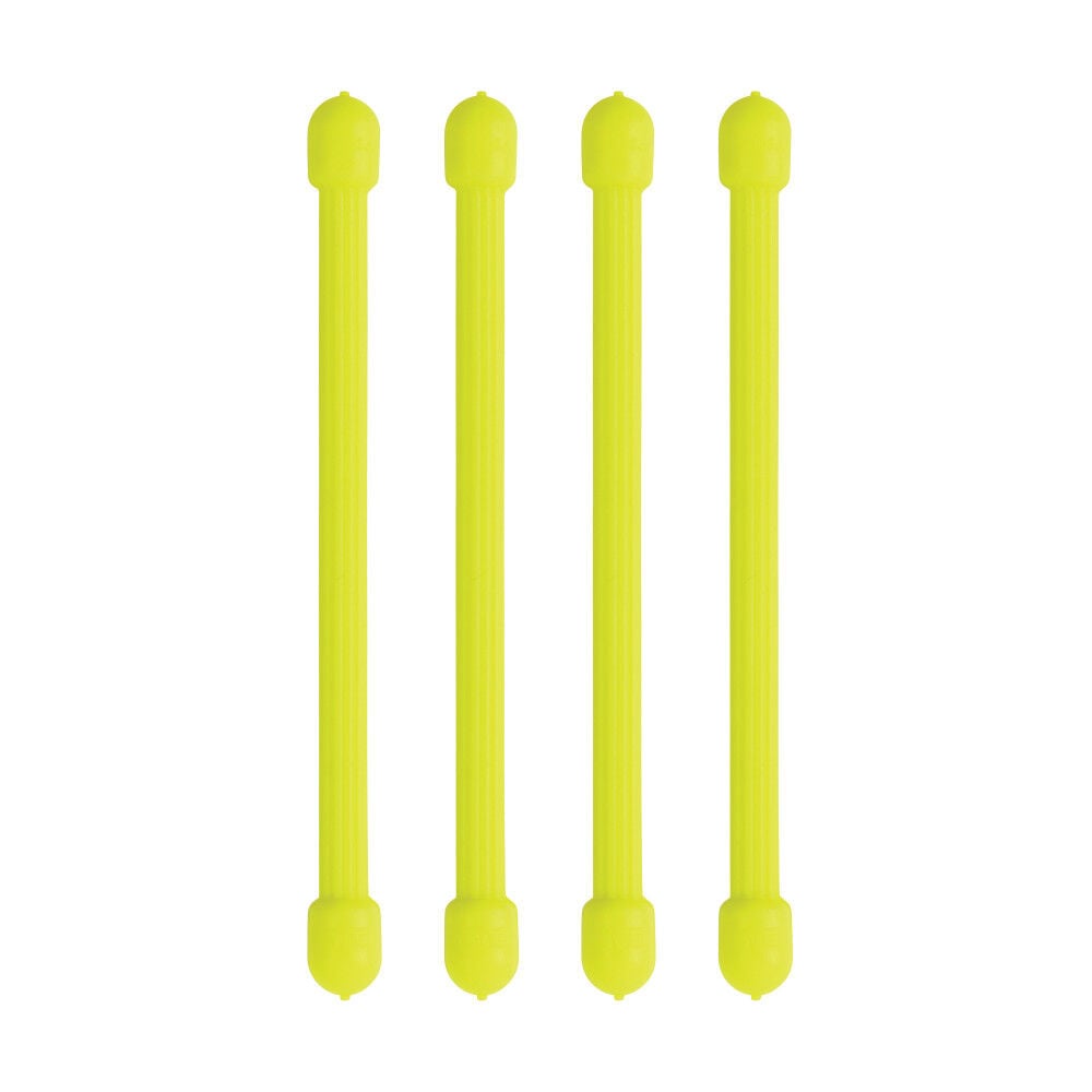 Gear Tie Reusable Rubber Twist Tie 3in 4pk Neon Yellow GT3-4PK-33