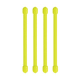 Gear Tie Reusable Rubber Twist Tie 3in 4pk Neon Yellow GT3-4PK-33