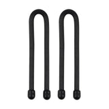 Gear Tie Reusable Rubber Twist Tie 6in 2pk Black GT6-2PK-01