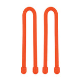 Gear Tie Reusable Rubber Twist Tie 6in 2pk Br. Orange GT6-2PK-31