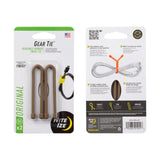 Gear Tie Reusable Rubber Twist Tie 6in 2pk Coyote GT6-2PK-29