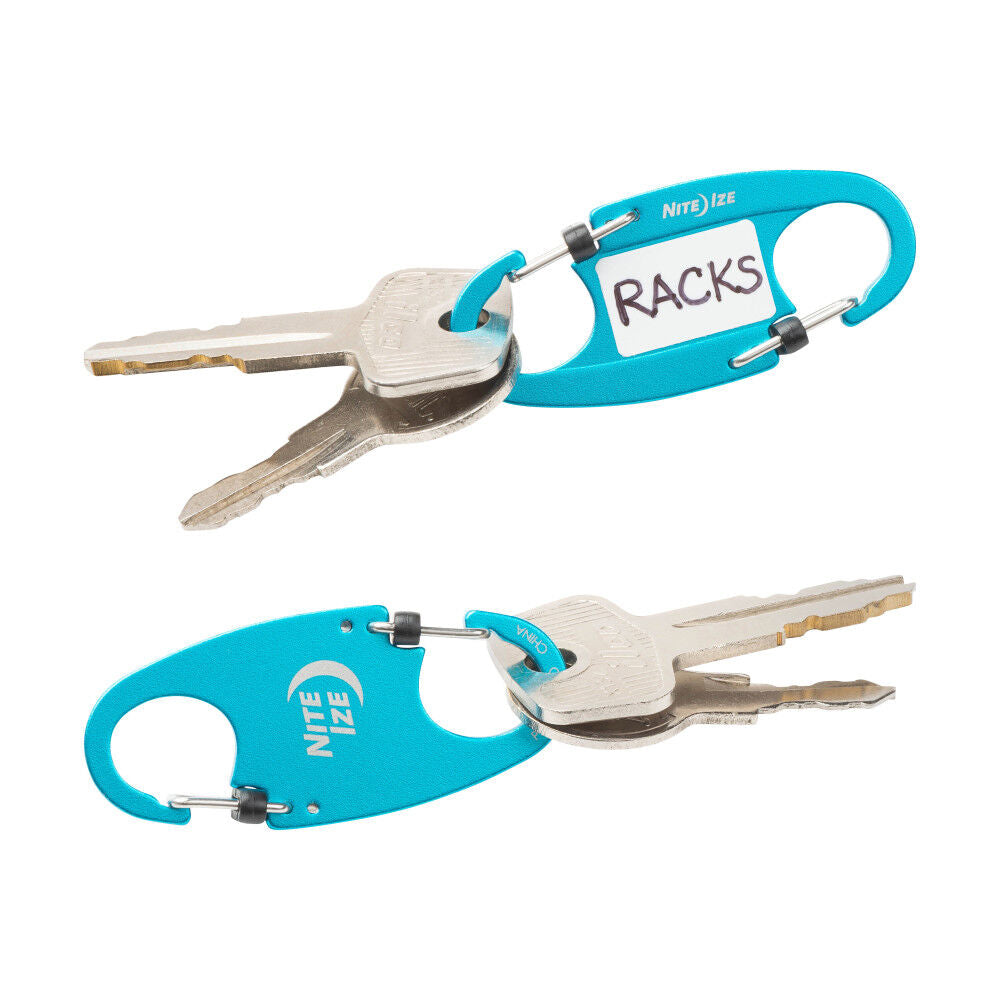 IdentiKey SlideLock Dual Carabiner 2pk IKSLA-A1-2R6