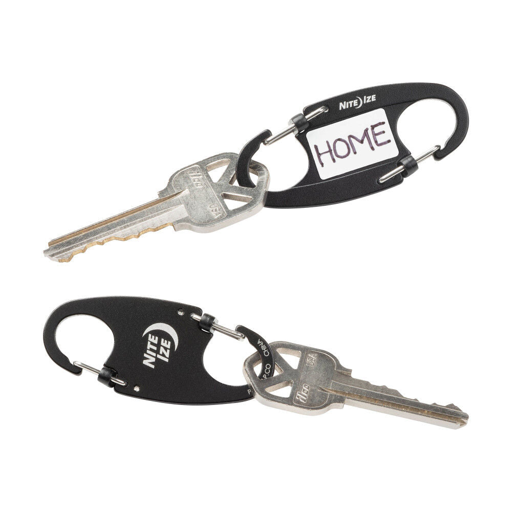 IdentiKey SlideLock Dual Carabiner 2pk IKSLA-A1-2R6