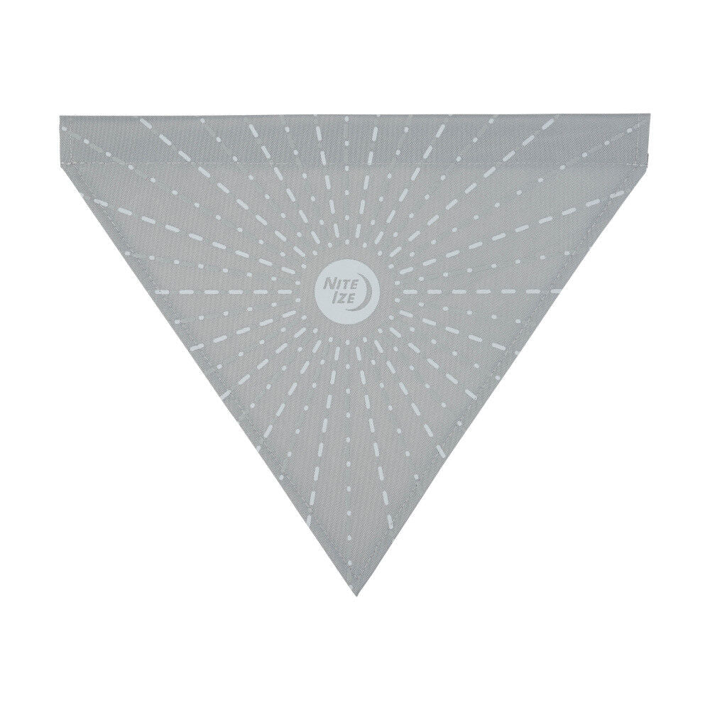 NiteHowl Bandana LED Safety Necklace Disc-O Select Grey NHOR-B0907S-R8