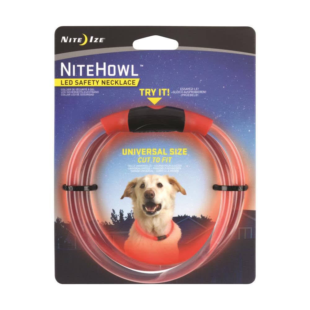 NiteHowl LED Safety Necklace - Red - NHO-10-R3 NHO-10-R3