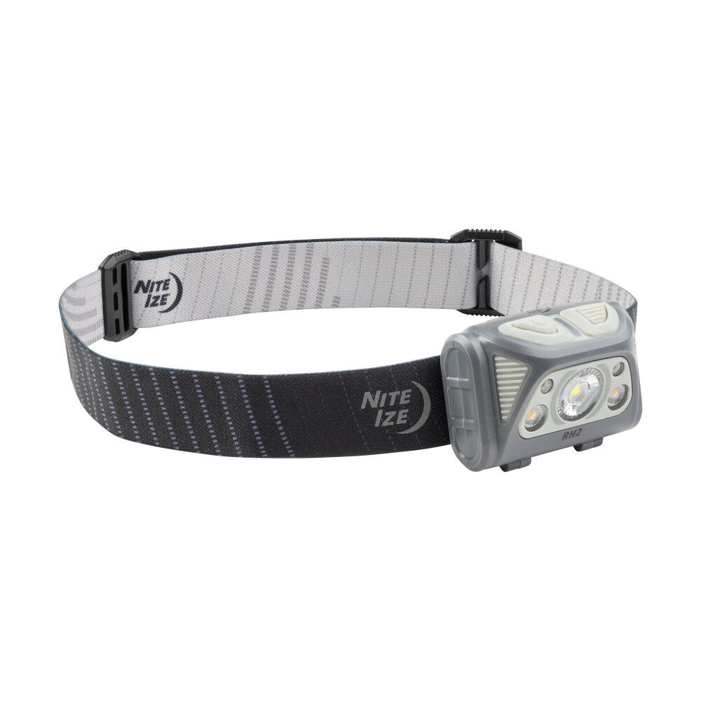 Radiant RH2 PowerSwitch Rechargeable Headlamp Black/Grey RH2-09-R8