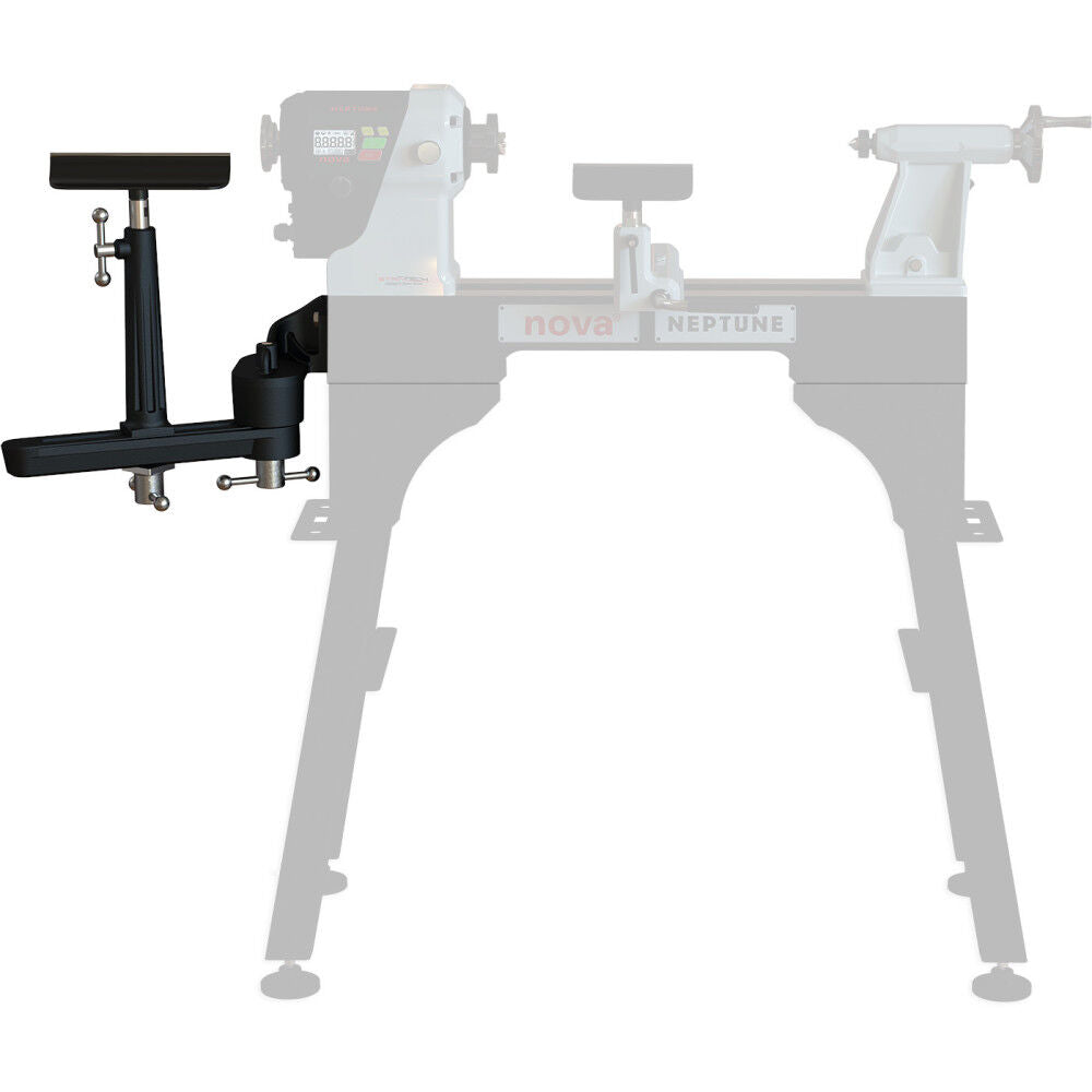 Neptune Solid Cast Iron Swing Away Outrigger for lathes 55266T