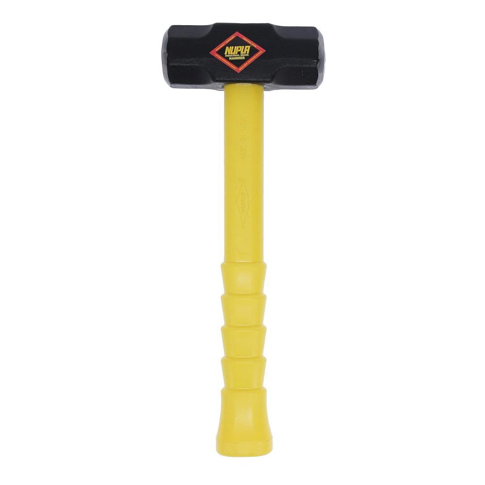 8 Lbs Steel Head Sledge Hammer with Fiberglass Handle 75.27-804