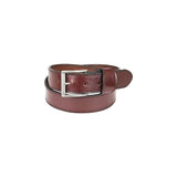 Leather 1-1/2 in Width Leather Pant Belt Burgundy Tanned Bridle 6505-34