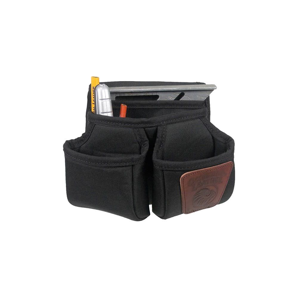 Leather Black Clip On 7 Pouch 9504