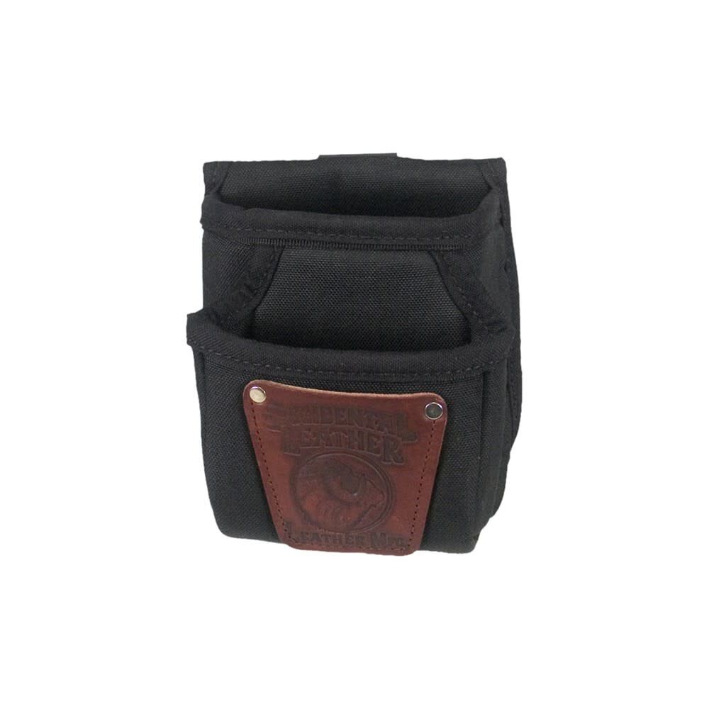 Black Double Clip On Pouch 9502