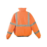 Hi-Vis Orange Class 3 Value Black Bottom Bomber Jacket 3X LUX-250-JB-BO3X