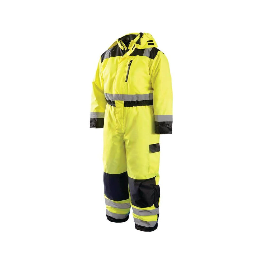 Hi-Vis Yellow Class 3 High-Visibility Winter Coverall 5X LUX-WCVL-Y5X