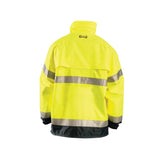 Hi-Vis Yellow Class 3 Premium Breathable Rain Jacket 5X LUX-TJR-Y5X