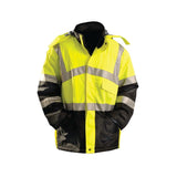 Hi-Vis Yellow Premium Cold Weather Parka Jacket 5X LUX-TJCW-Y5X