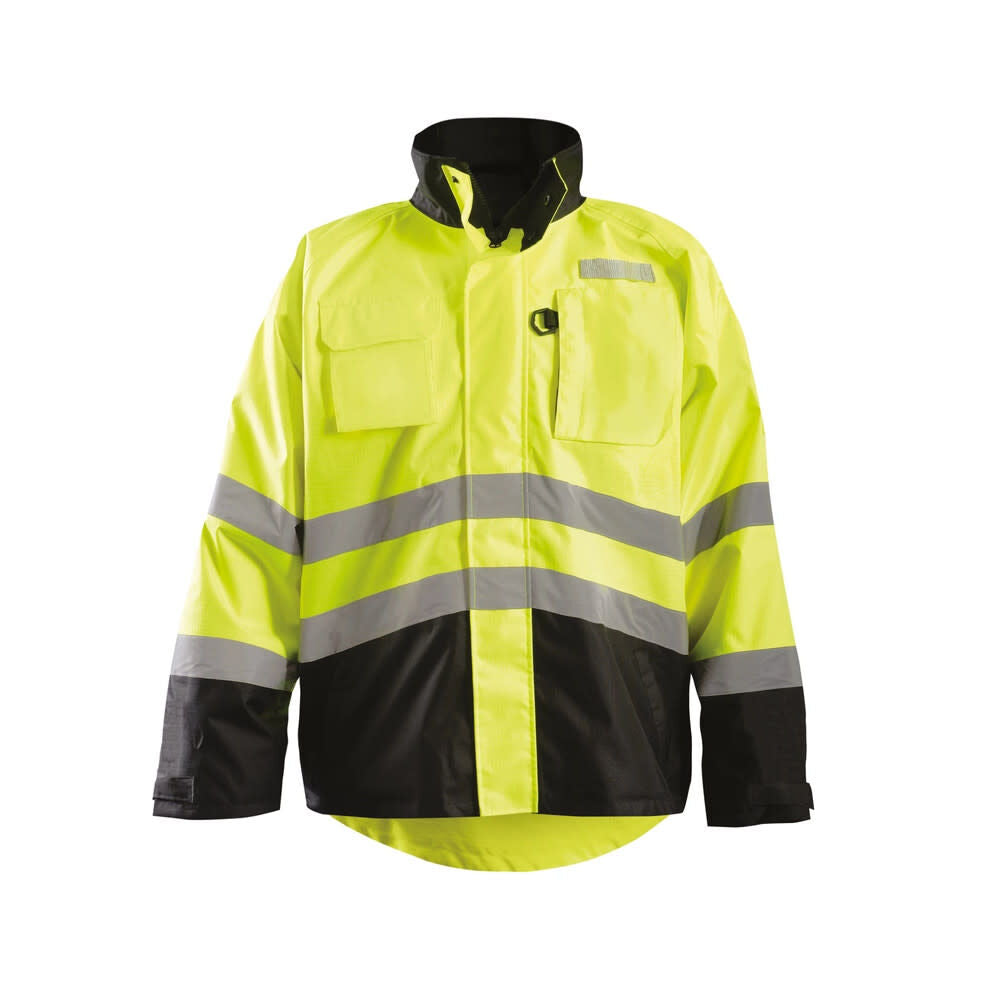 Hi-Vis Yellow Rip Stop Fleece Barka Jacket 2X LUX-RSDJKT-Y2X