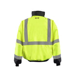 Hi-Vis Yellow Value Black Bottom 2-in-1 Bomber Jacket 4X LUX-ETJBJR-BY4X