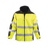 Hi-Vis Yellow Workwear Premium Breathable Rain Jacket 2X SP-BRJ-Y2X