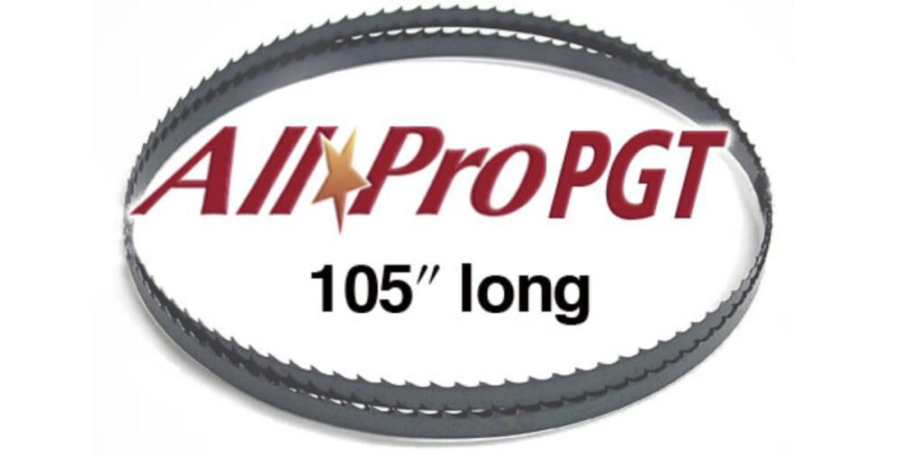 105inx3/8inx0 in25in 4TPI HOOK AllPro PGT Band Saw Blade APG73805