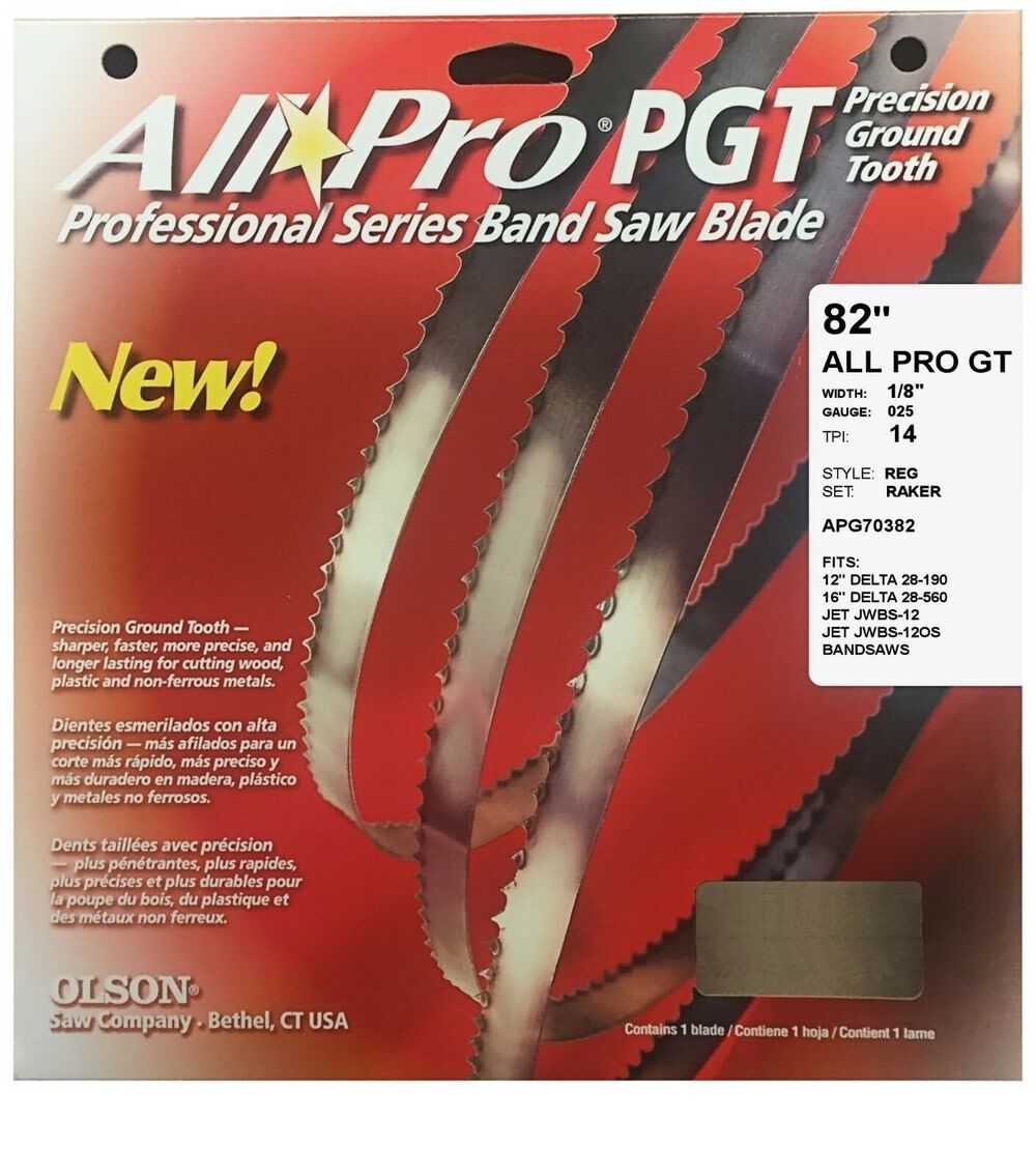 1/8 025 14 REG 82In AllPro PGT Band Saw Blade APG70382