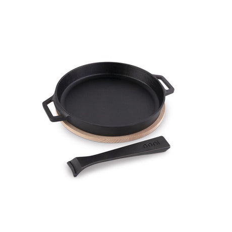 Grilling Skillet Pan 16in x 9in Cast Iron UU-P09F00
