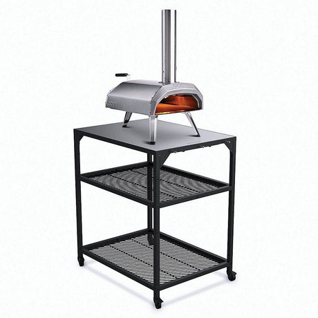 Powder Coated Carbon Steel Medium Modular Pizza Station/Table UU-P09700